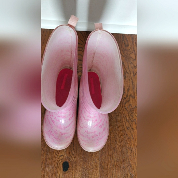 Disney Princesses Pink Rain Boots (for little girls size 12) - Picture 6 of 12